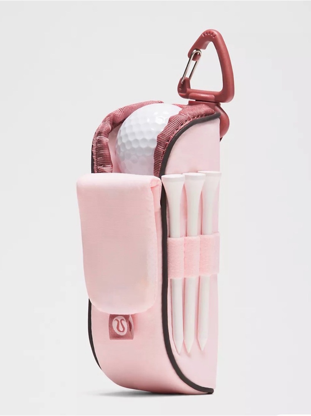lululemon athletica Light Pink Carry Strap with Gray Logo